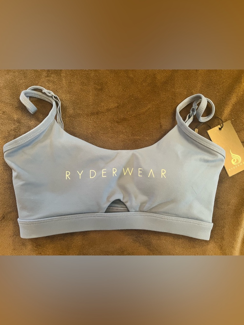 Ryderwear Women's Staples Sports Bra Steel Blue Size XS New With Tags
